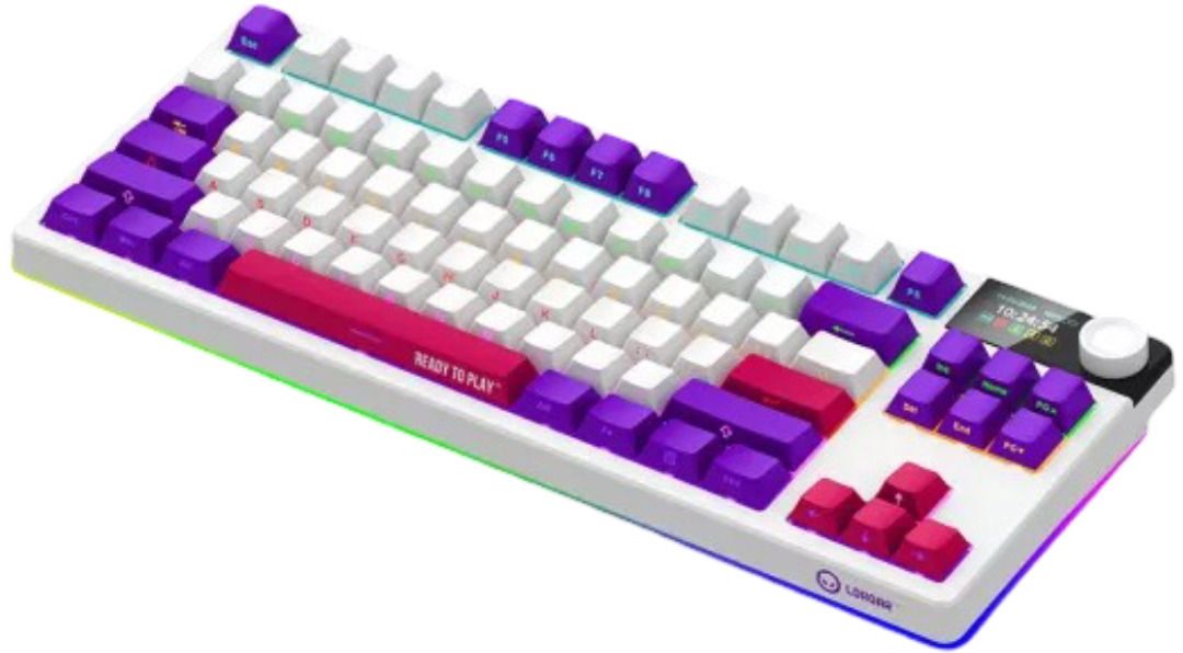 Keyboard Lorgar KBP70TKLW-WH White