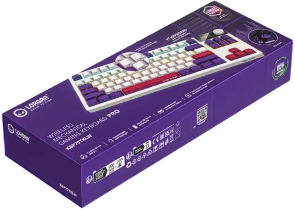 Keyboard Lorgar KBP70TKLW-WH White