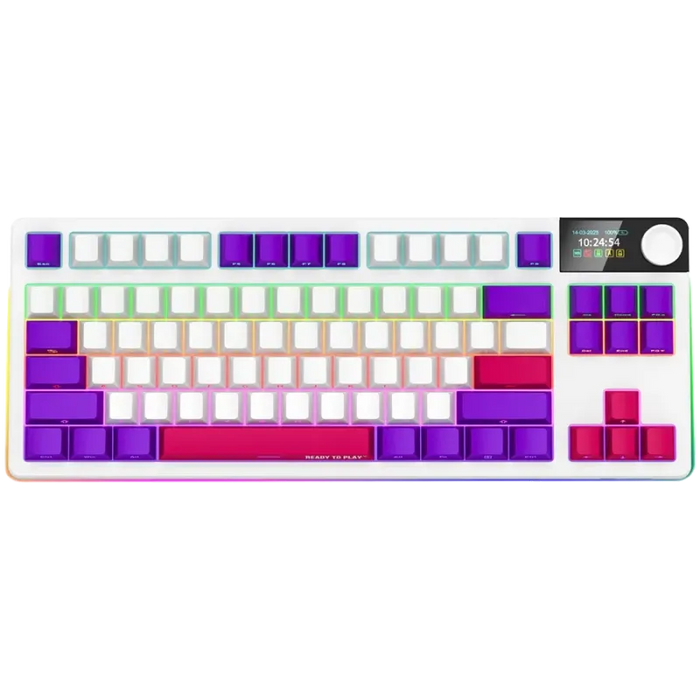 Keyboard Lorgar KBP70TKLW-WH White