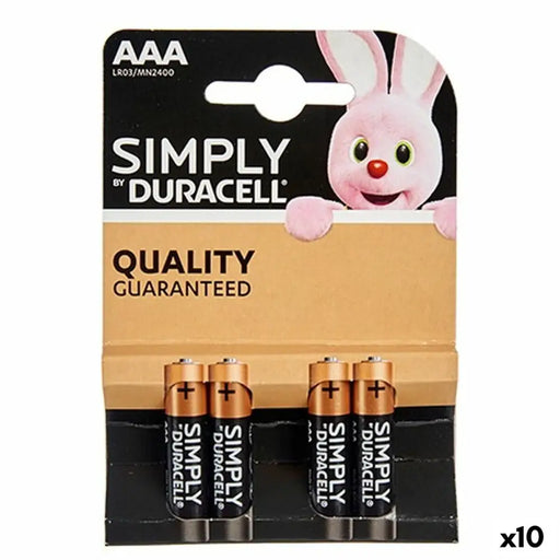 LR03 Alkaline Batteries DURACELL (10 Units) - Електроника Батерии<<<Компютри| Електроника<<<BigBuy&&&Алкални