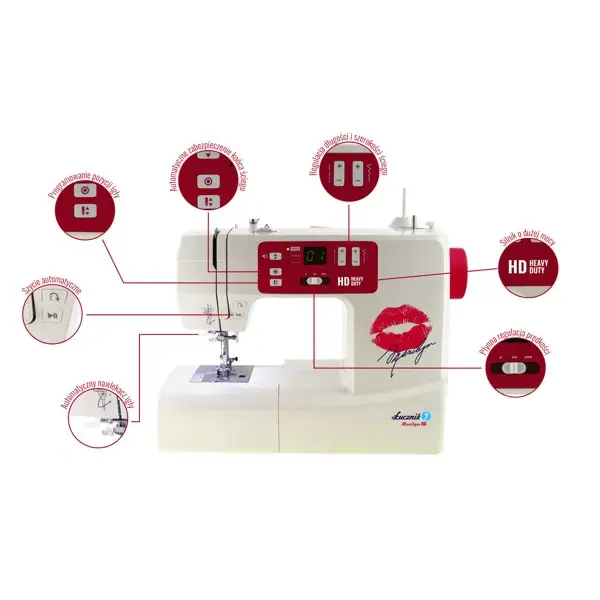 Łucznik Marilyn 2018 HD Automatic sewing machine Electromechanical - Sewing machinesAGD-MSZ<<<Home Appliance