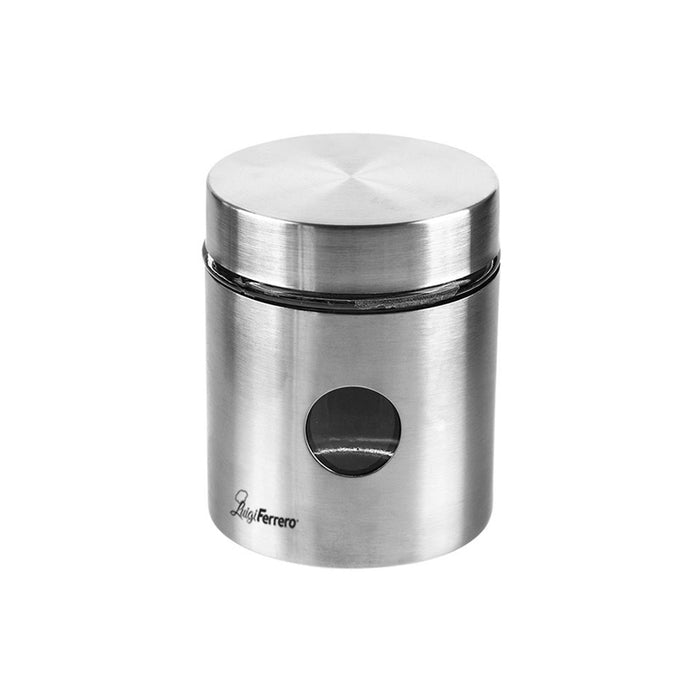 GLASS JAR 550 ML STAINLESS STEEL LUIGI FERRERO