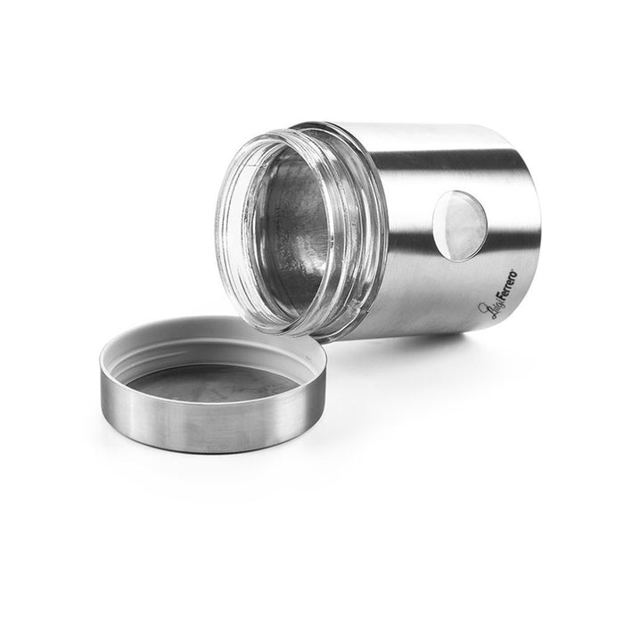 GLASS JAR 550 ML STAINLESS STEEL LUIGI FERRERO