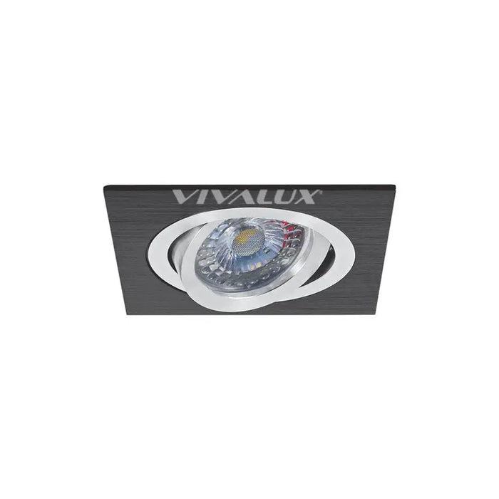 LUNA ALUMINUM BLACK SQUARE 90X90MM VIVALUX STYLE - Луни<<<Вътрешно