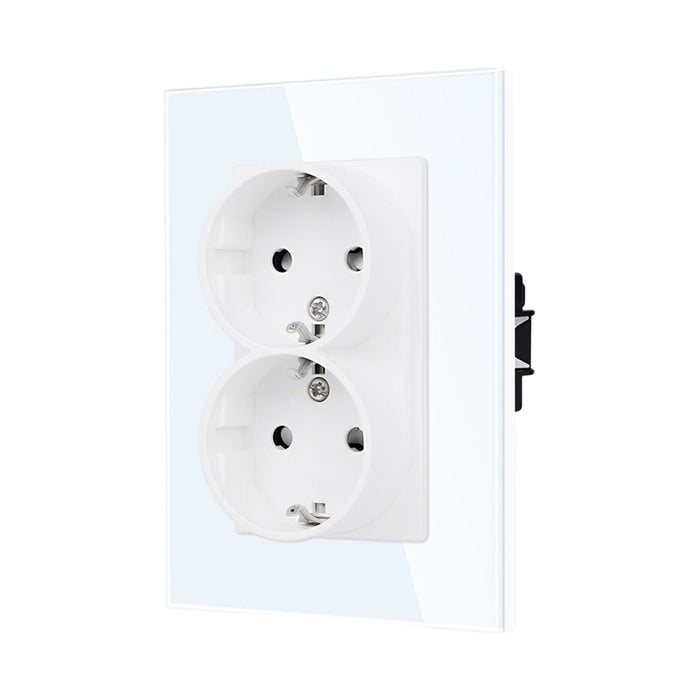 DOUBLE CONTACT WITH WHITE FRAME LUXON