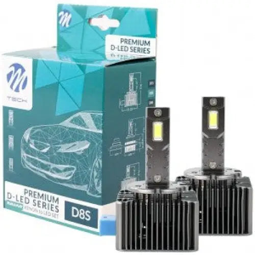 M-TECH D8S PREMIUM D-LED 6000K 35W X2 PCS - АВТОАКСЕСОАРИ<<<MaxCar