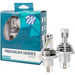 M-TECH H4 PREMIUM LED 6500K 50W X2 PCS - АВТОАКСЕСОАРИ<<<MaxCar&&&КРУШКИ И СВЕТЛИНИ<<<MaxCar