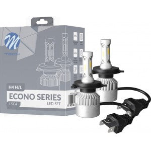M-TECH H4 H/L LED ECONO SERIES 6500K 80W X2 PCS