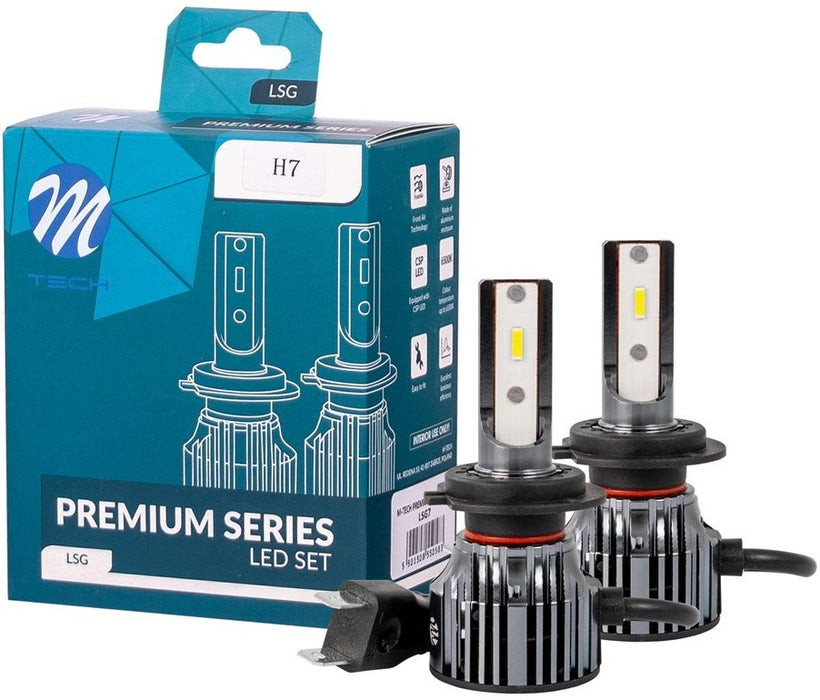 M-TECH H7 PREMIUM LED 6500K 50W X2 PCS