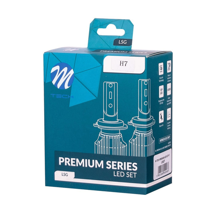 M-TECH H7 PREMIUM LED 6500K 50W X2 PCS