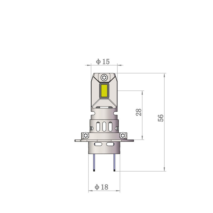 M-TECH H7 LED SMART PRO SERIES 6000K 42W X2 PCS