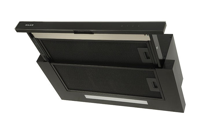 Telescopic hood MAAN Corona 2 Touch 60 315 m3/h, Black