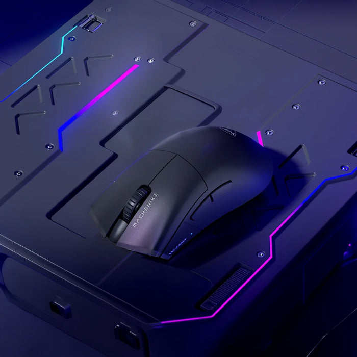 Machenike L8 Max Wireless Gaming Mouse with Charging Station - Black