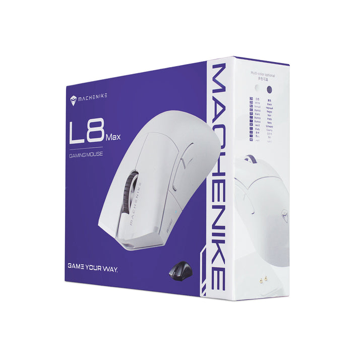 Machenike L8 Max Wireless Gaming Mouse with Charging Station - Black