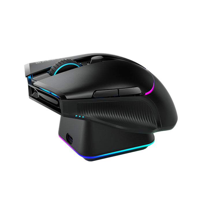 Machenike L8 Pro Wireless Gaming Mouse with Charging Station - Black