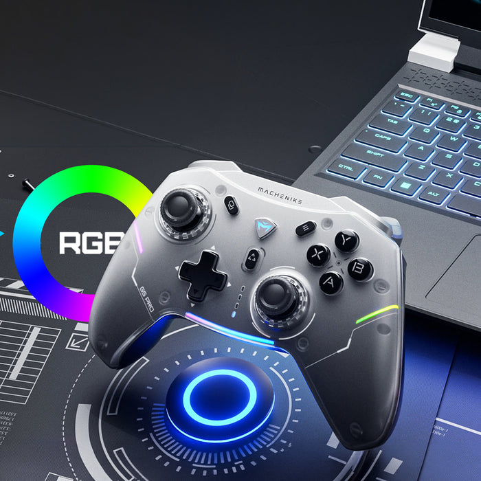 Machenike G5Pro Max Wireless Game Controller with Charging Station - Gray
