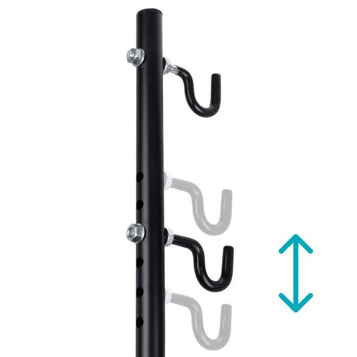 Maclean Bicycle Service Floor Mount Steel Adjustable Height 20kg MTB Bikes Wheels up to 27.5’’