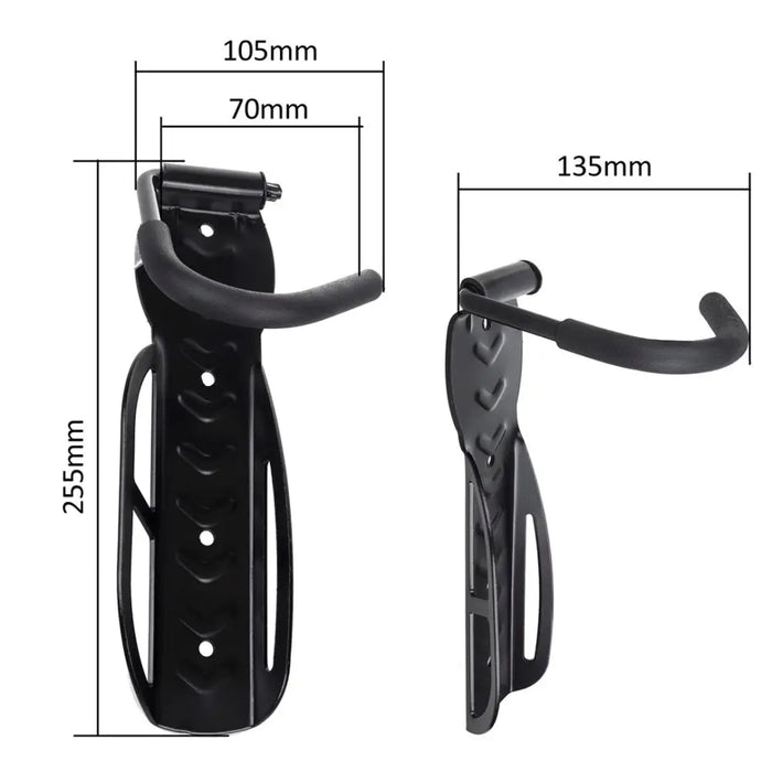 Maclean Bicycle Stand Bike Wall Mount Holder Vertical Steel Storage Hook 24’’ - 29’’ - HandlesSIR-UCH<<<Bicycles
