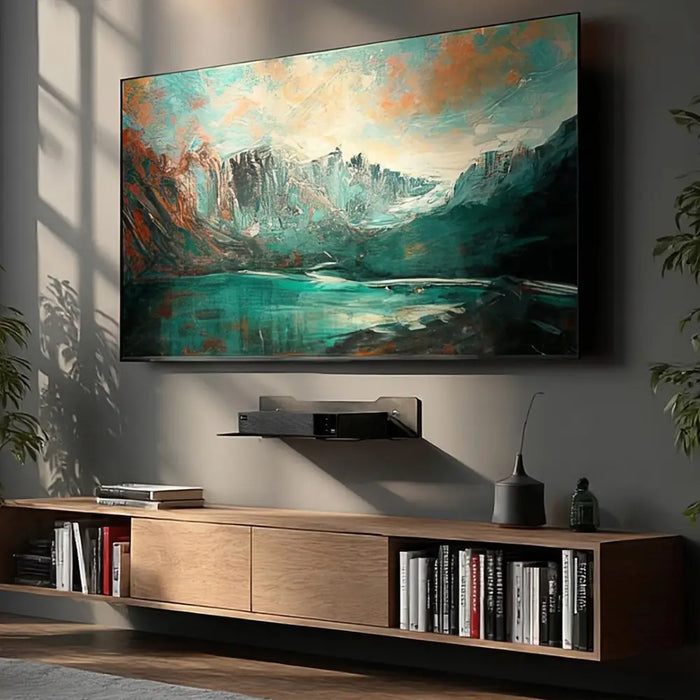 Maclean decoder wall shelf single max. 5kg steel MC-122 - Shelves for electronics equipmentTVA-PPS<<<TV