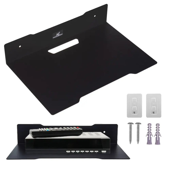 Maclean decoder wall shelf single max. 5kg steel MC-122 - Shelves for electronics equipmentTVA-PPS<<<TV