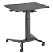 Maclean MC-453 B Mobile Laptop Desk with Pneumatic Height Adjustment Laptop Table with Wheels 80 x 52 cm Max. 8 kg