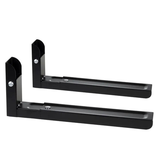 Maclean MC-915 B Universal Microwave Bracket Holder Wall Mount Adjustable Solid Metal Kitchen 30kg Black - General
