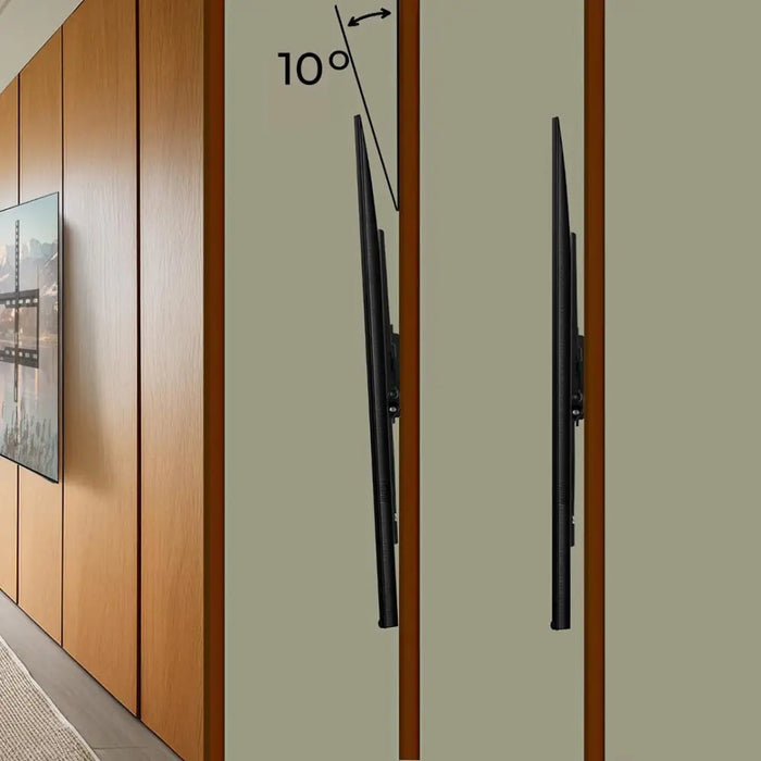 Maclean TV MC-413 Wall Mount Bracket 32’’-80’’ VESA 600x400 45kg Tilting Universal Adjustable Spirit Level Mounting