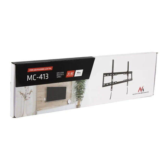 Maclean TV MC-413 Wall Mount Bracket 32’’-80’’ VESA 600x400 45kg Tilting Universal Adjustable Spirit Level Mounting