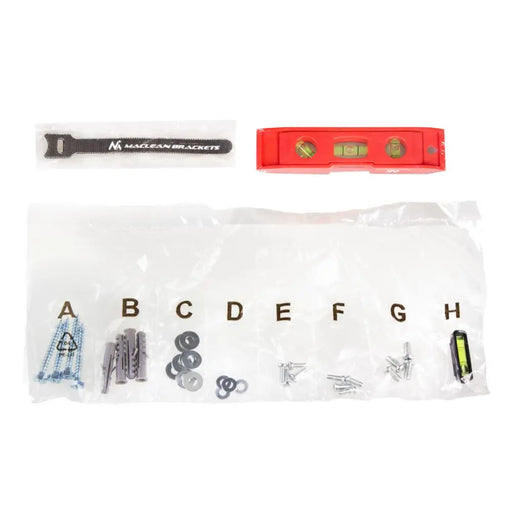 Maclean TV MC-413 Wall Mount Bracket 32’’-80’’ VESA 600x400 45kg Tilting Universal Adjustable Spirit Level Mounting