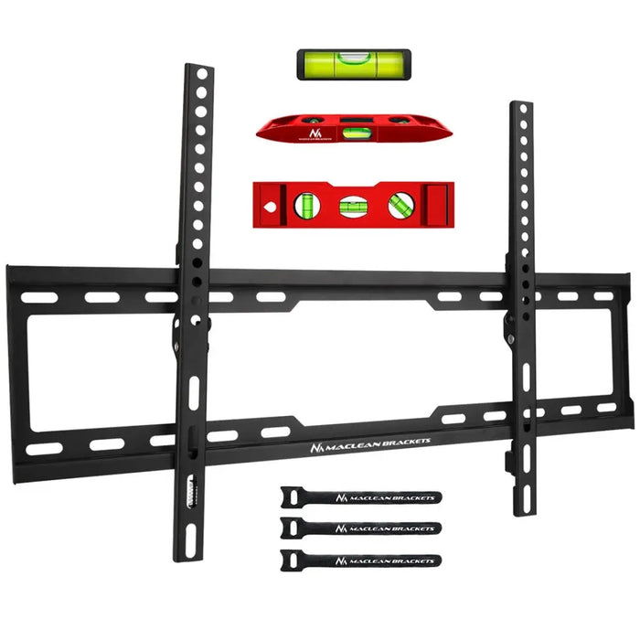 Maclean TV MC-413 Wall Mount Bracket 32’’-80’’ VESA 600x400 45kg Tilting Universal Adjustable Spirit Level Mounting