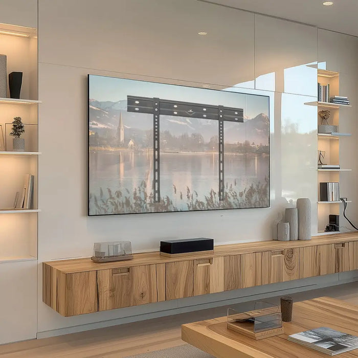 Maclean ultra flat wall mount for TV 40-85’’ max VESA 600x400 load up to 80kg MC-123 - Brackets for TVs