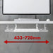 Maclean under-desk cable organizer max. load 5kg max. 728mm white MC-103 W - AccessoriesTVA-AKC<<<TV