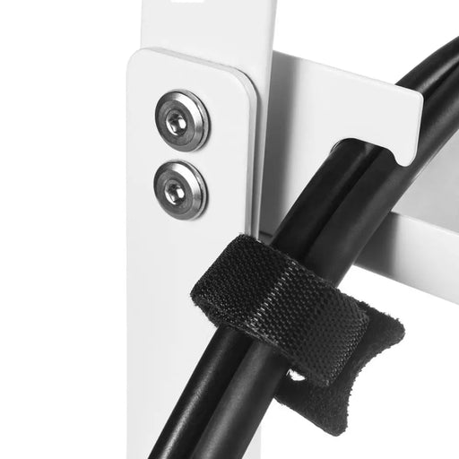 Maclean under-desk cable organizer max. load 5kg white MC-105 W - AccessoriesTVA-AKC<<<TV and accessoriesTVA<<<ActionPL