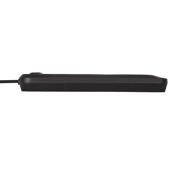 Maclean power strip, 5 socket extension cable + 3xUSB, 110-240V AC 50/60Hz, 2.1A max 2500W, 1.5m, black, MCE395 B