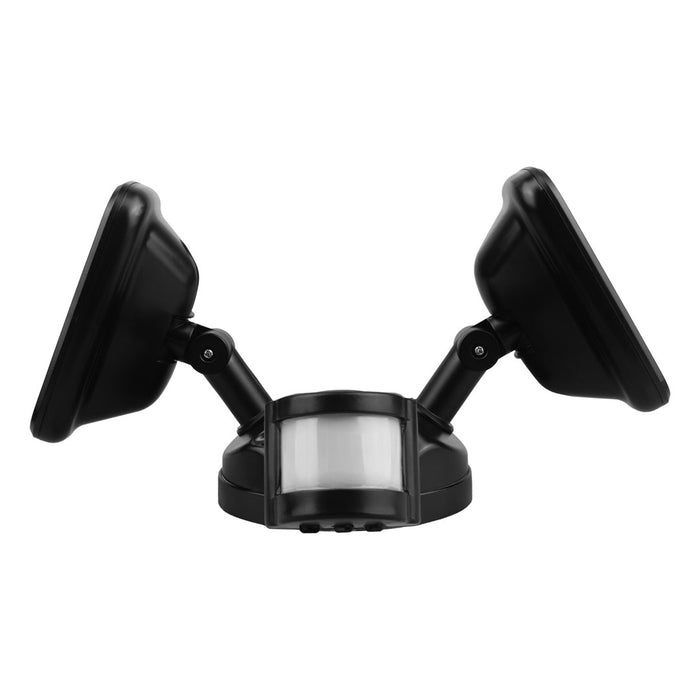 Maclean LED wall lamp, with PIR sensor, 20W, 1500lm, IP65, neutral white 4000K, black, MCE524 B