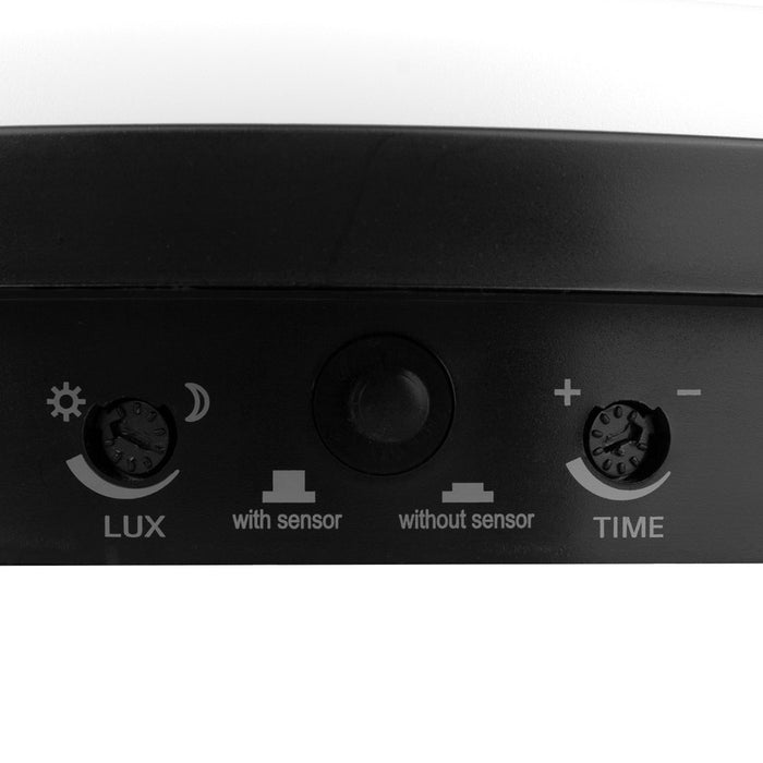 Maclean LED lamp with motion sensor, PIR sensor, black, 10W, IP65, 1000lm, neutral color, MCE525 B