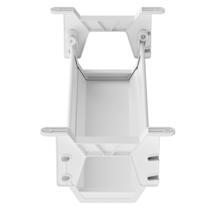 Maclean under-desk cable/extension organizer, max. load 5kg, white, MC-106 W