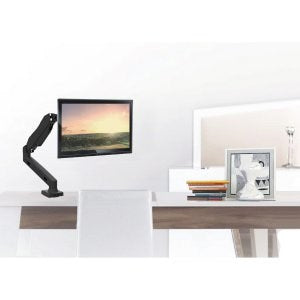 Maclean MC-860 monitor mount / stand 68.6 cm (27") Black Desk