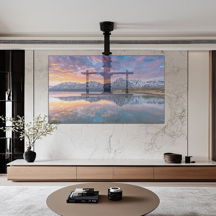 Maclean MC-880 Electric Ceiling TV Mount, 32"-70" 35kg max + Remote Control max VESA 600x411