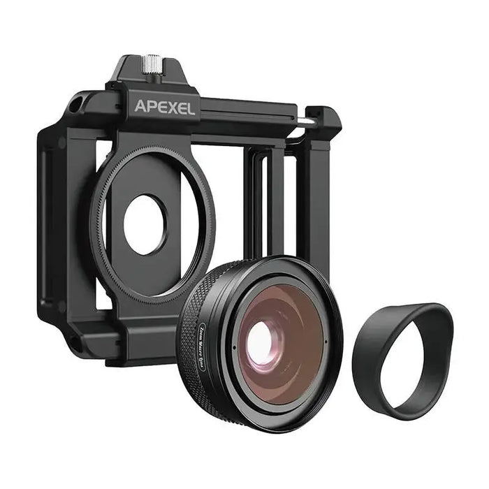Macro lens 10-20x for smartphone / phone Apexel ZM-100 F1.05 - Phone lenses<<<GSM Accessories<<<InnproXML