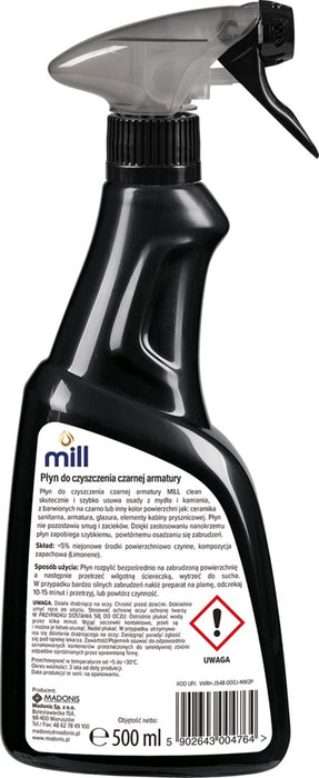 Mill Clean cleaning fluid for black fittings, 500 ml