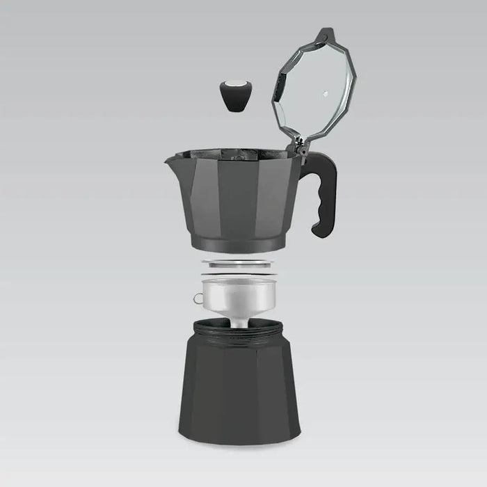 Maestro 3 cup coffee machine MR-1666-3-BLACK black - Tea and coffee makersAGD-ZAP<<<Home Appliance