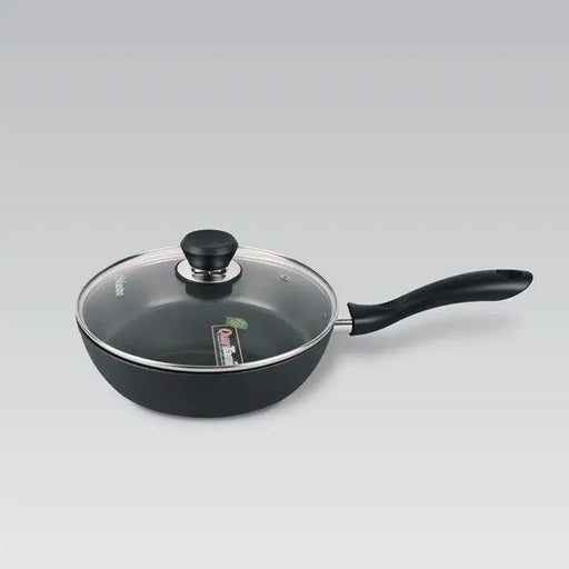 Maestro MR-1205-28 Frying pan with lid 28 cm black - Non-electric pots / pansAGD-GAR<<<Home Appliance