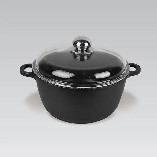 Maestro MR-4628C Pot with lid 28 cm 5,8 l Black - Non-electric pots / pansAGD-GAR<<<Home Appliance
