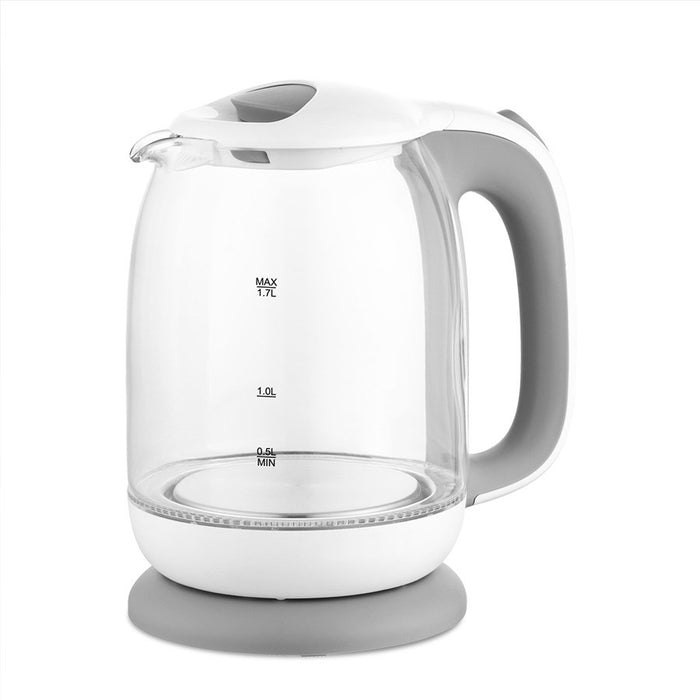 Maestro MR-056-Grey Glass Electric Kettle 1.7 L