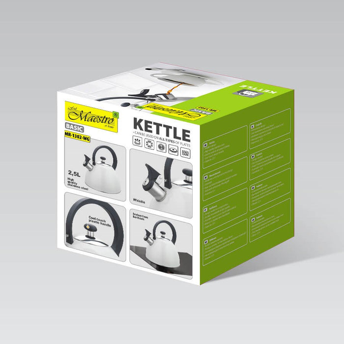 Maestro MR-1302-WG kettle 2.5 L White