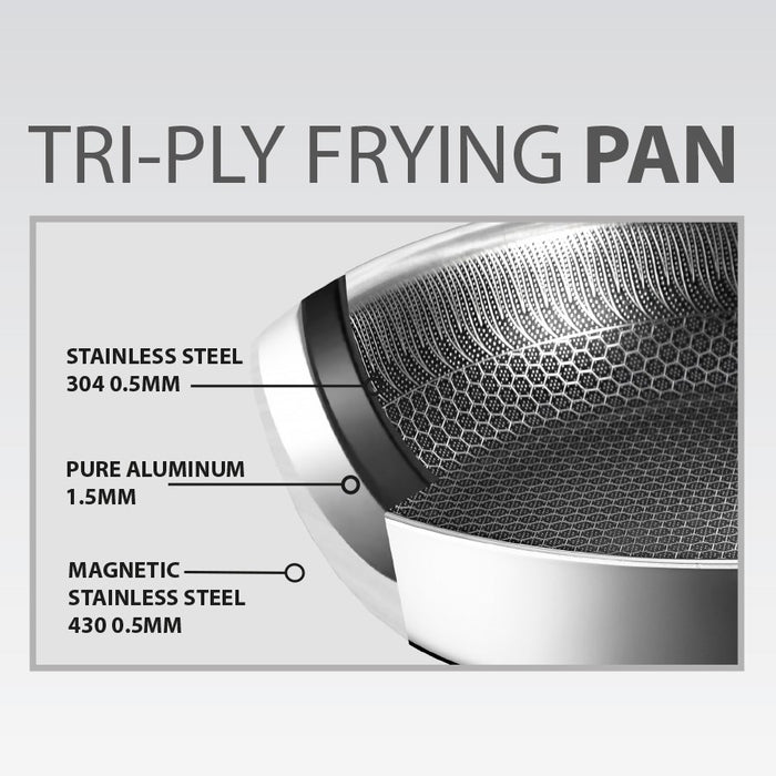 Frying pan with lid MAESTRO MR-1216 26 cm (MR-1216-26)