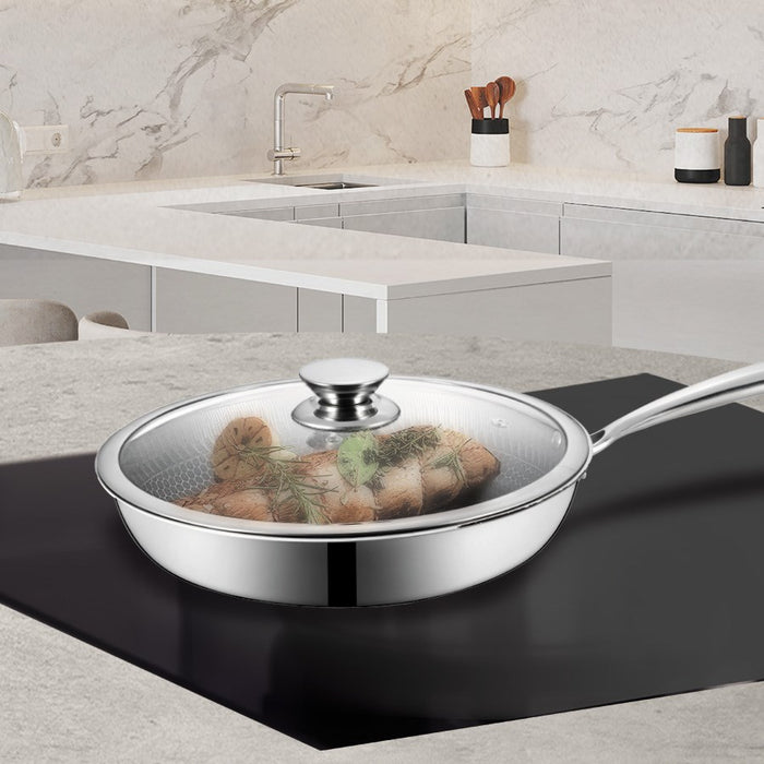 Frying pan with lid MAESTRO MR-1216 28 cm (MR-1216-28)