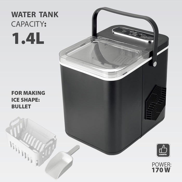 Ice maker MAESTRO MR-820 Black