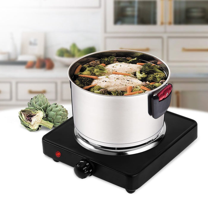 Maestro MR-770-1 hob 1000W Black Countertop 1 zone(s)